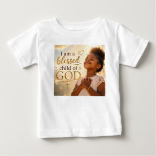 Camiseta De Bebé Soy un niño bendito de Dios