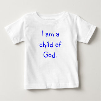 Camiseta De Bebé Soy un niño de dios