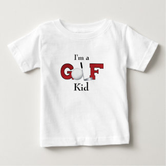 Camiseta De Bebé Soy un niño del golf