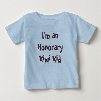 Camiseta De Bebé Soy un niño honorario del kiwi