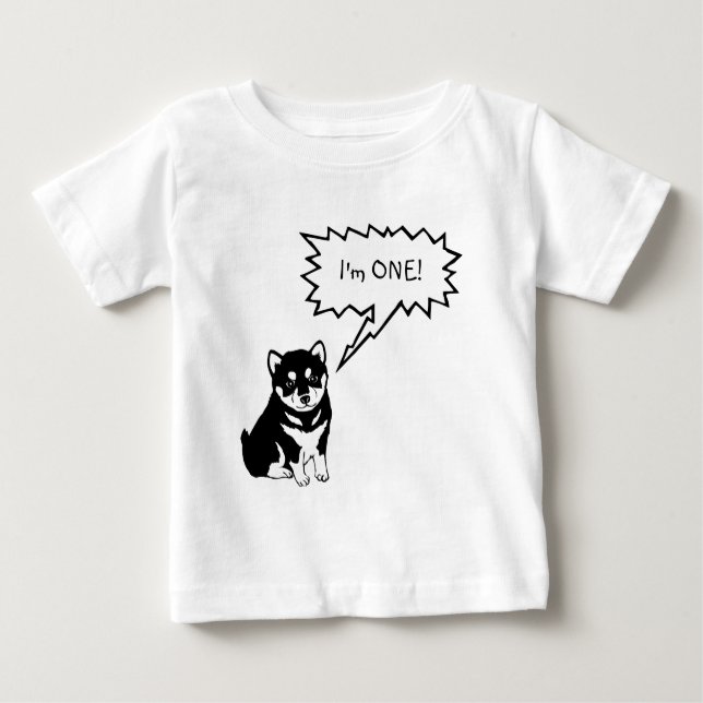 Camiseta De Bebé Soy un niño pequeño, bebé camisón de canto (Anverso)