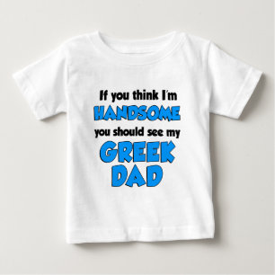 Camiseta De Bebé Soy un padre griego guapo