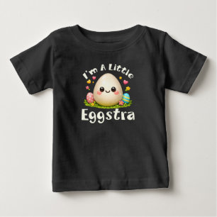 Camiseta De Bebé Soy un pequeño huevo extra para niños