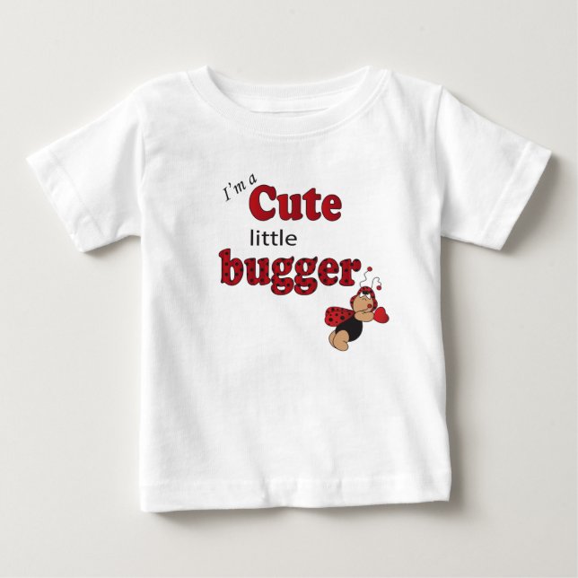 Camiseta De Bebé Soy un pequeño pequeño y lindo (Anverso)