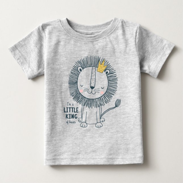 Camiseta De Bebé Soy un pequeño rey (Anverso)