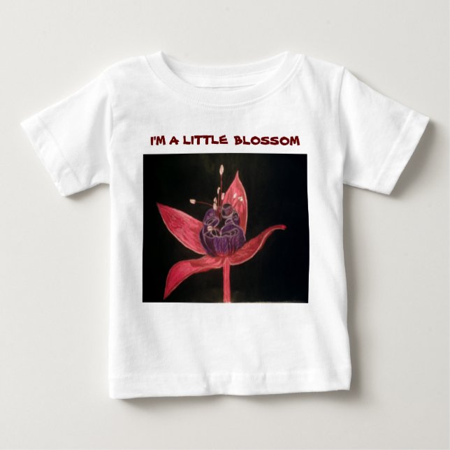 Camiseta De Bebé SOY UN PEQUEÑO Tee DE bebé BLOSSOM (Anverso)