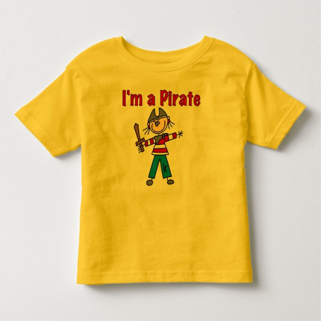 Camiseta De Bebé Soy un pirata (Anverso)