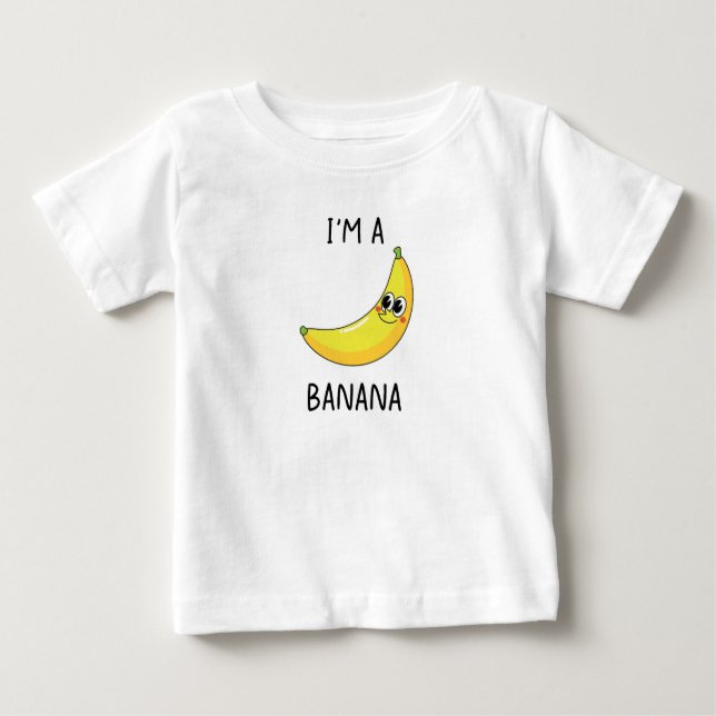 Camiseta De Bebé Soy un plátano (Anverso)