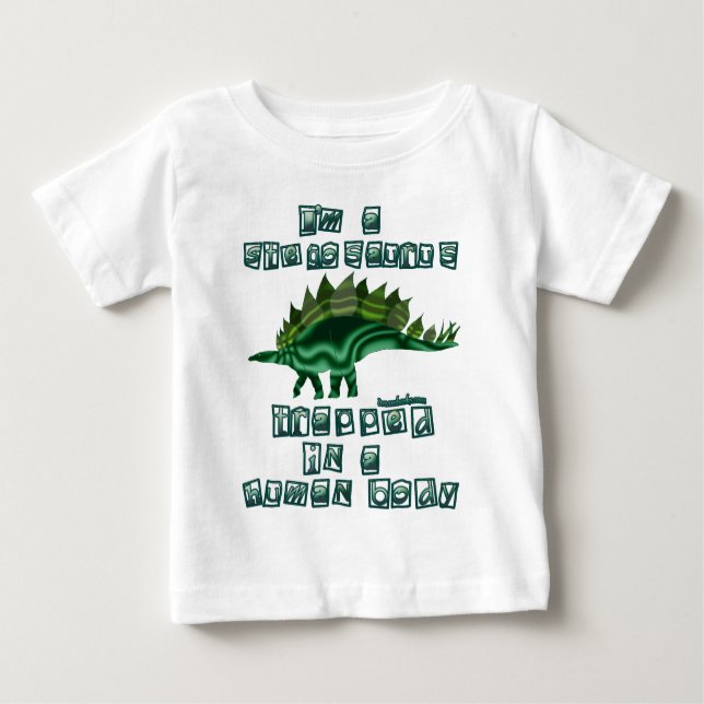 Camiseta De Bebé Soy un Stegosaurus (Anverso)