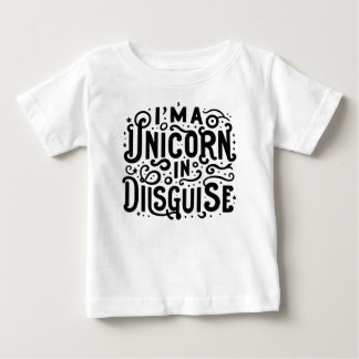 Camiseta De Bebé Soy un unicornio disfrazado