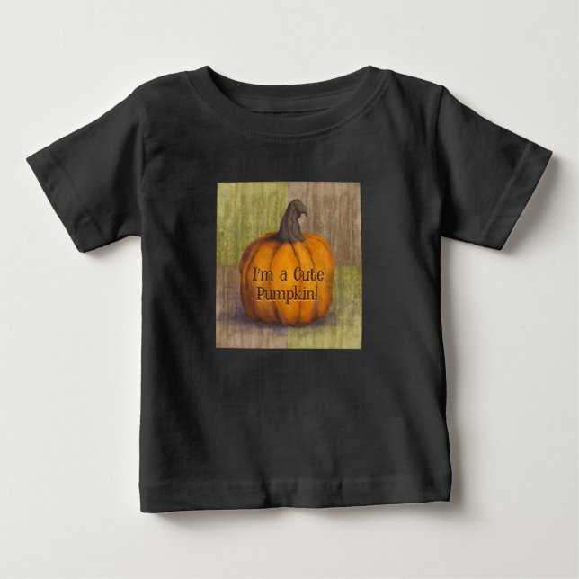 Camiseta De Bebé Soy una Calabaza Cuta (Anverso)