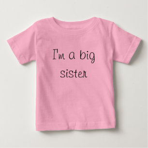 Camiseta De Bebé Soy una hermana mayor