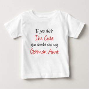 Camiseta De Bebé Soy una linda tía alemana