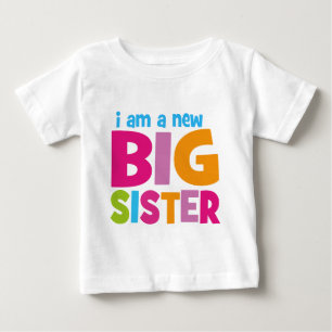 Camiseta De Bebé Soy una nueva Gran Hermana