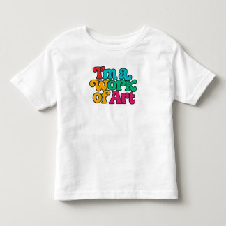 Camiseta De Bebé Soy una Obra de Arte