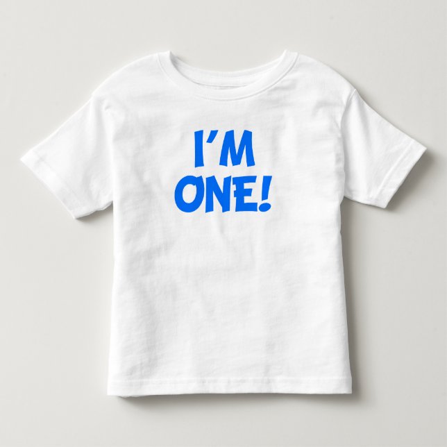 Camiseta De Bebé Soy uno (Anverso)