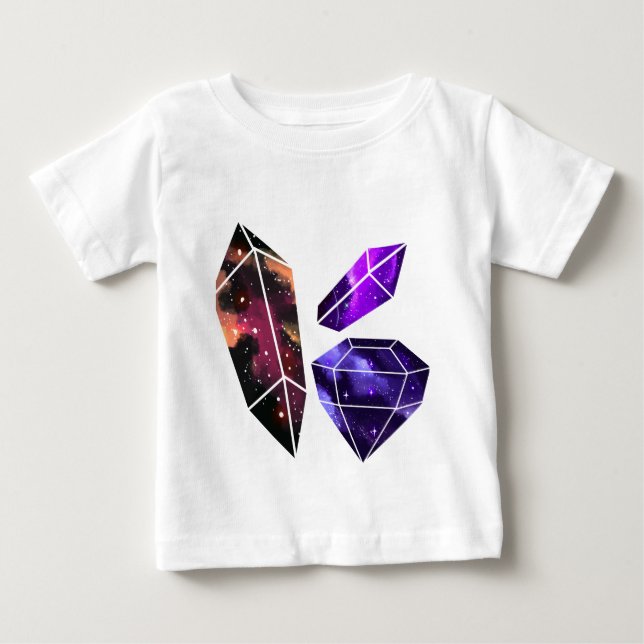 Camiseta De Bebé Space Crystals Baby Bodysuit (Anverso)