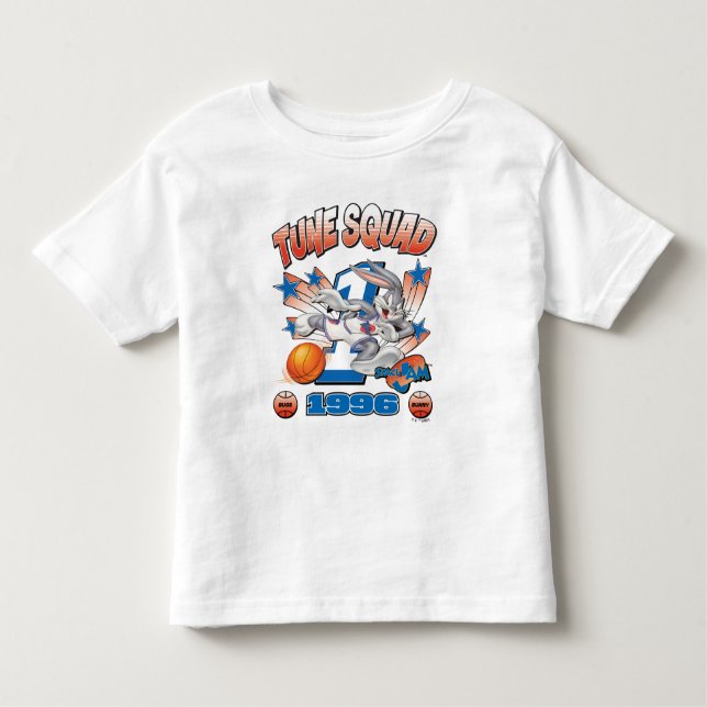 Camiseta De Bebé SPACE JAM™ BUGS BUNNY™ #1 Basketball Graphic (Anverso)