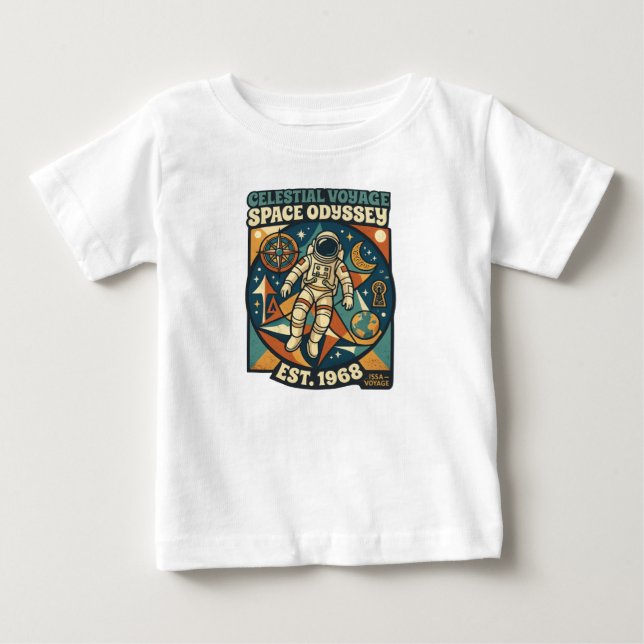 Camiseta De Bebé Space Odyssey – Cosmic Adventure for Space Lovers (Anverso)