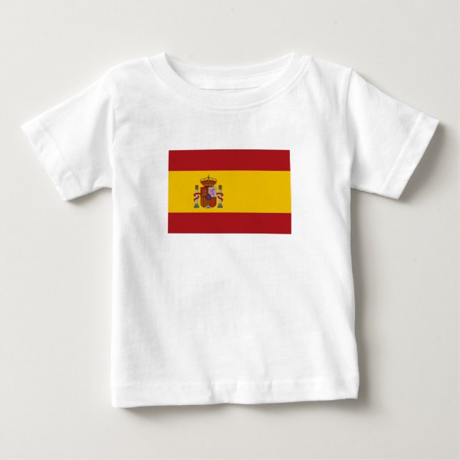 Camiseta De Bebé Spain Flag (Anverso)