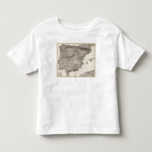 Camiseta De Bebé Spanien compuesto, Portugal en 4 Blattern