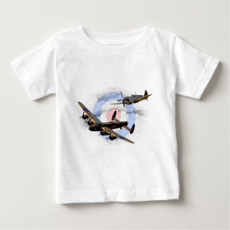 Camiseta De Bebé Spitfire y Lancaster