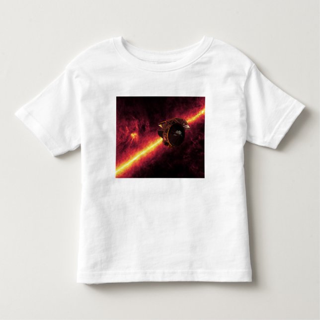 Camiseta De Bebé Spitzer visto contra el cielo infrarrojo 2 (Anverso)