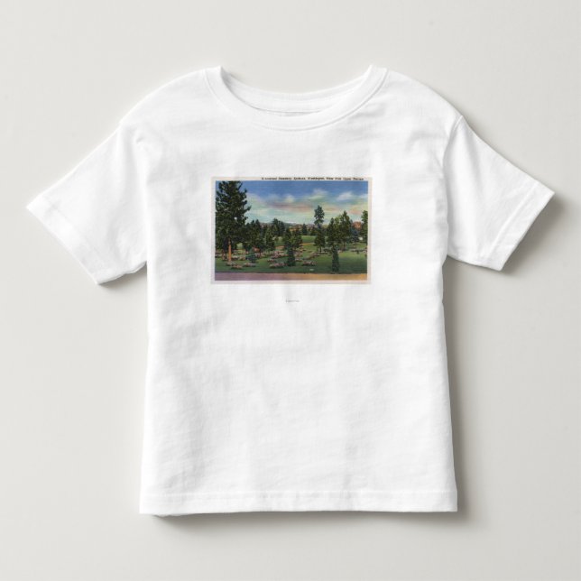 Camiseta De Bebé Spokane, Washington - terraza superior (Anverso)