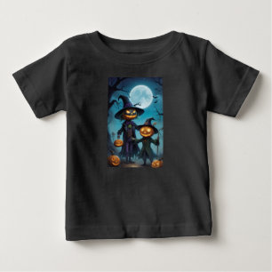 Camiseta De Bebé Spookone Halloween Pumpkin Duo