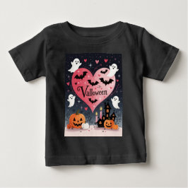 Camiseta De Bebé Spooky And Sentimental Starlit Valloween