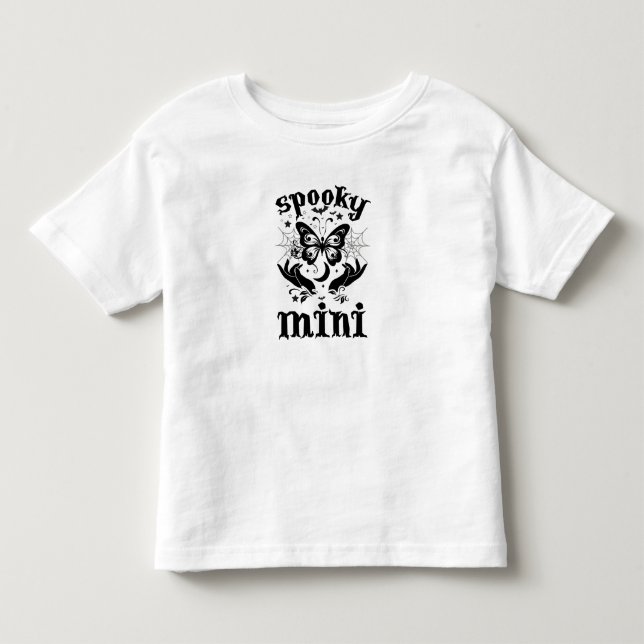 Camiseta De Bebé Spooky Mama Mini Halloween (Anverso)