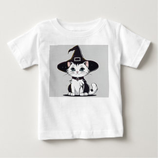 Camiseta De Bebé Spooky Whiskers: Magical Kitty Edition
