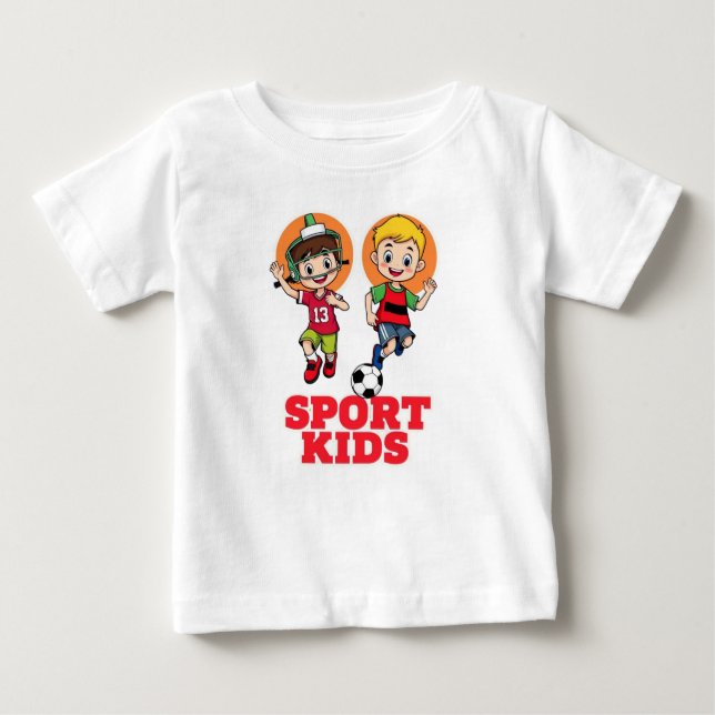 Camiseta De Bebé Sporty Kids Fun! (Anverso)