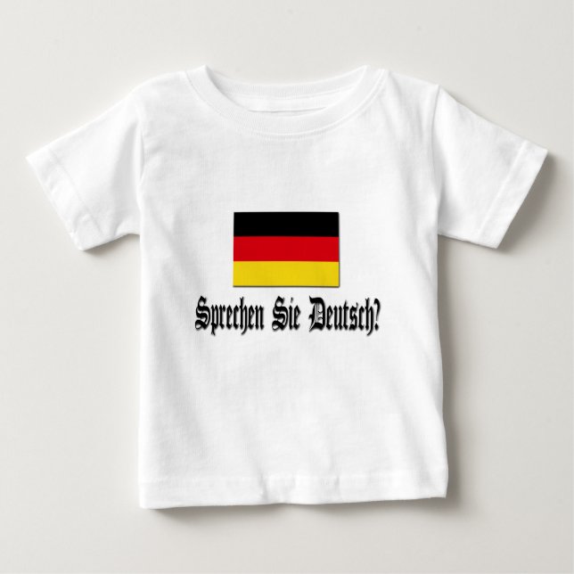 Camiseta De Bebé ¿Sprechen Sie Deutsch? (Anverso)