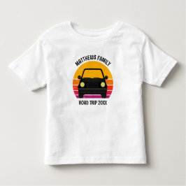 Camiseta De Bebé Spring Break Road Trip Sunset Customized