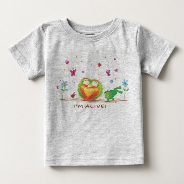 Camiseta De Bebé Sprout ALIVE orgánico! (Anverso)