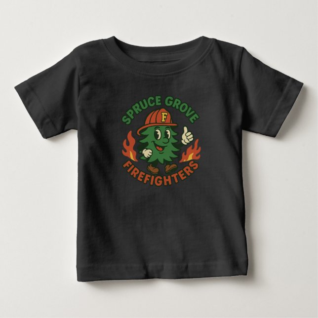 Camiseta De Bebé Spruce Grove Fire Babies (Anverso)
