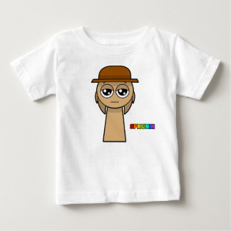 Camiseta De Bebé sprunki marrón