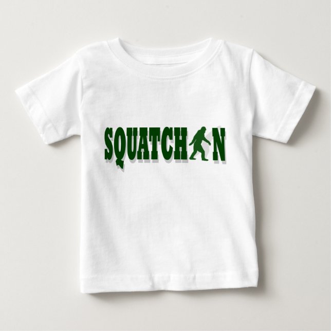 Camiseta De Bebé Squatchin (Anverso)