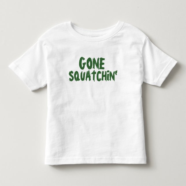 Camiseta De Bebé Squatchin ido (Anverso)