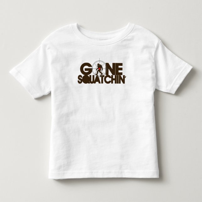 Camiseta De Bebé Squatchin ido con la diana (Anverso)