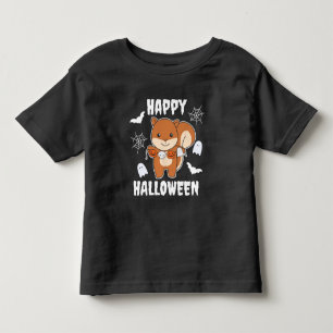 Camiseta De Bebé Squirrel Feliz disfraz de calabaza de Halloween