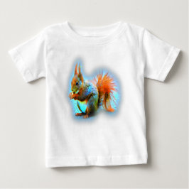 Camiseta De Bebé Squirrel in modern style