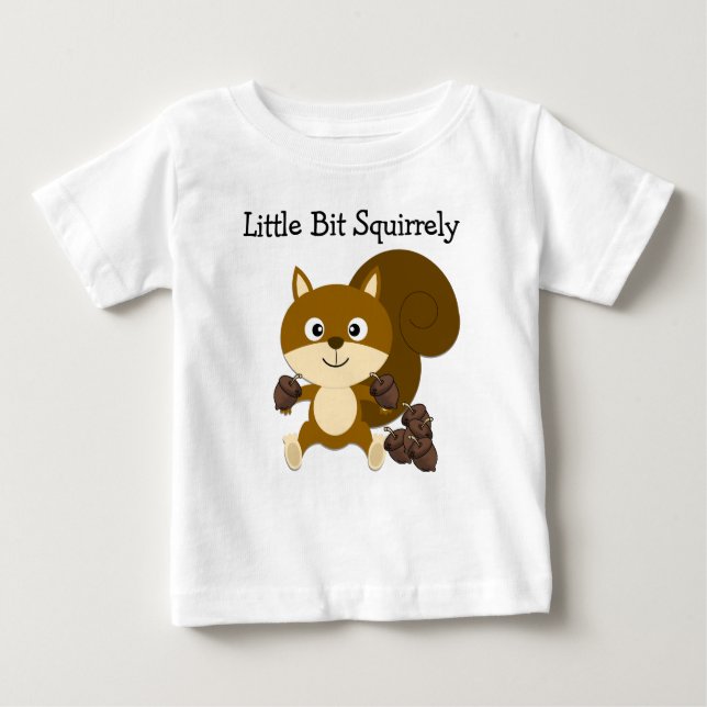 Camiseta De Bebé Squirrely (Anverso)