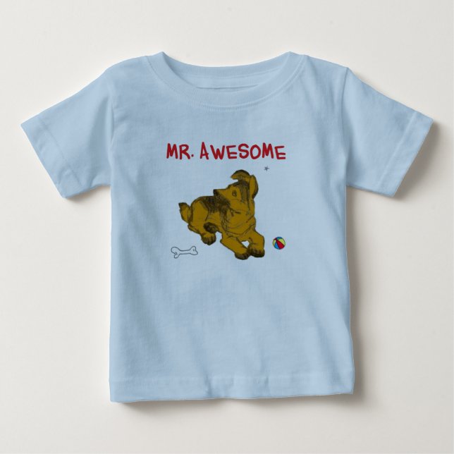 Camiseta De Bebé Sr. Awesome Infant Shirt (Anverso)