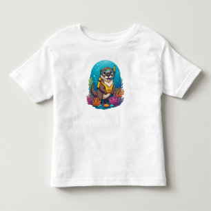 Camiseta De Bebé Sr. Buzo de Nutria