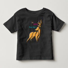 Camiseta De Bebé Sr. Ciervo Gráfico – Estilo Bosque Rústico