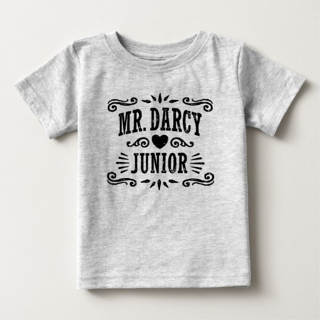 Camiseta De Bebé Sr. Darcy Junior (Anverso)