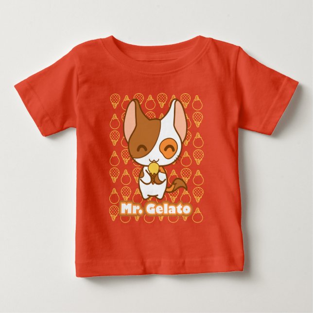 Camiseta De Bebé Sr. Gelato (Anverso)