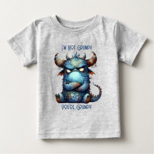 Camiseta De Bebé Sr. Grumpy Monster